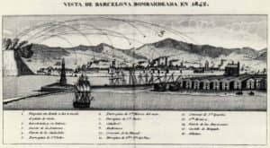 Bombardeo de Barcelona por la artillería en 1842