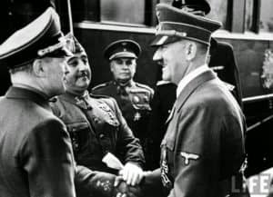 Encuentro de Franco y Hitler en Hendaya en 1940