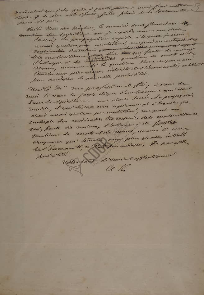 Carta de Allan Kardec a Thiry 03-05-1861 Página 3