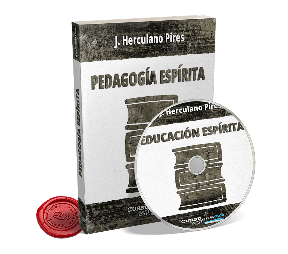 Portada Audiolibro Pedagogía Espírita por J. Herculano Pires