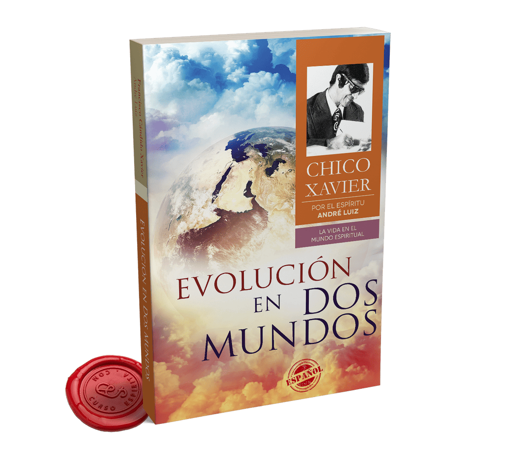 Portada Evolución en Dos Mundos del Espíritu André Luiz psicograﬁado por Francisco Cándido Xavier y Waldo Vieira
