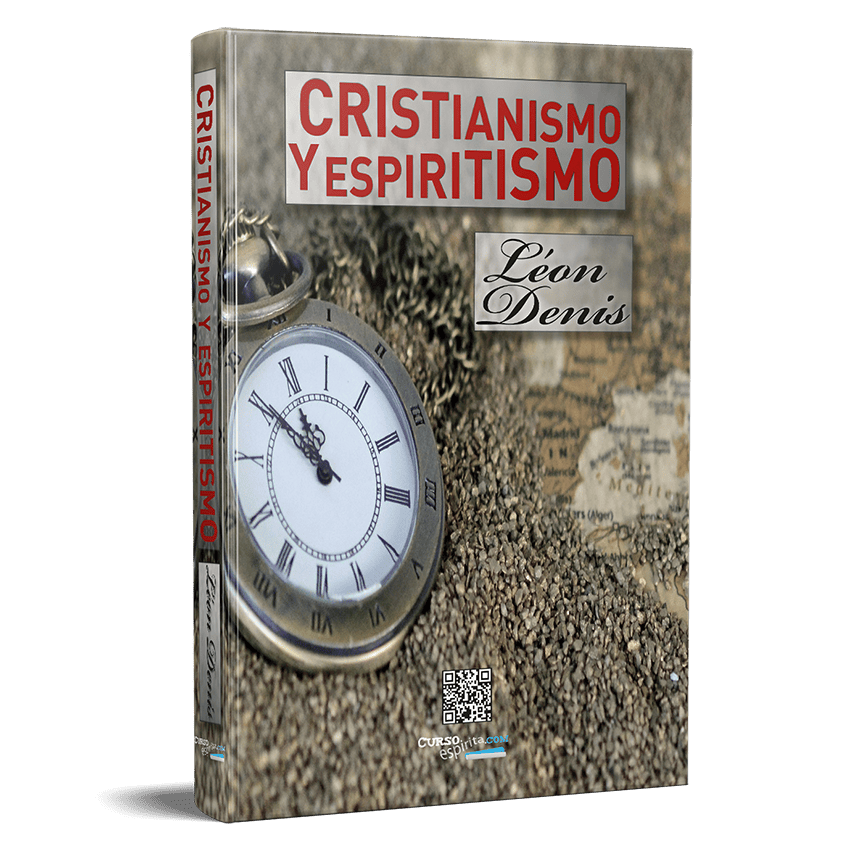 Cristianismo y Portada Espiritismo por Léon Denis